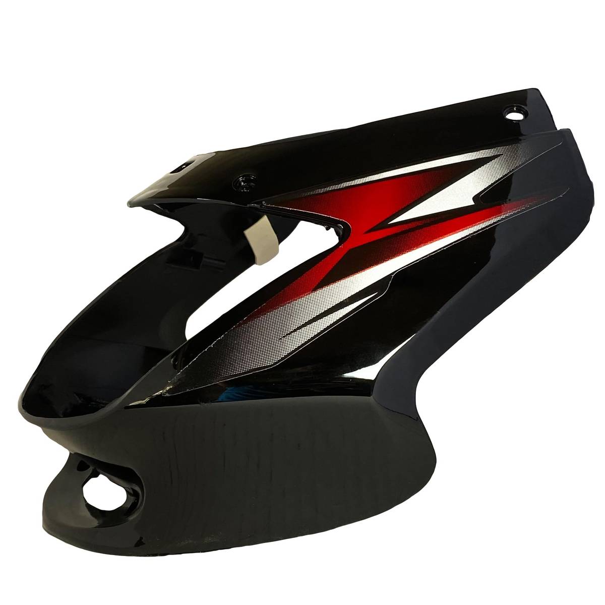 CT100 Visor in black color with Red Sticker old VSP  replacement bike spare part