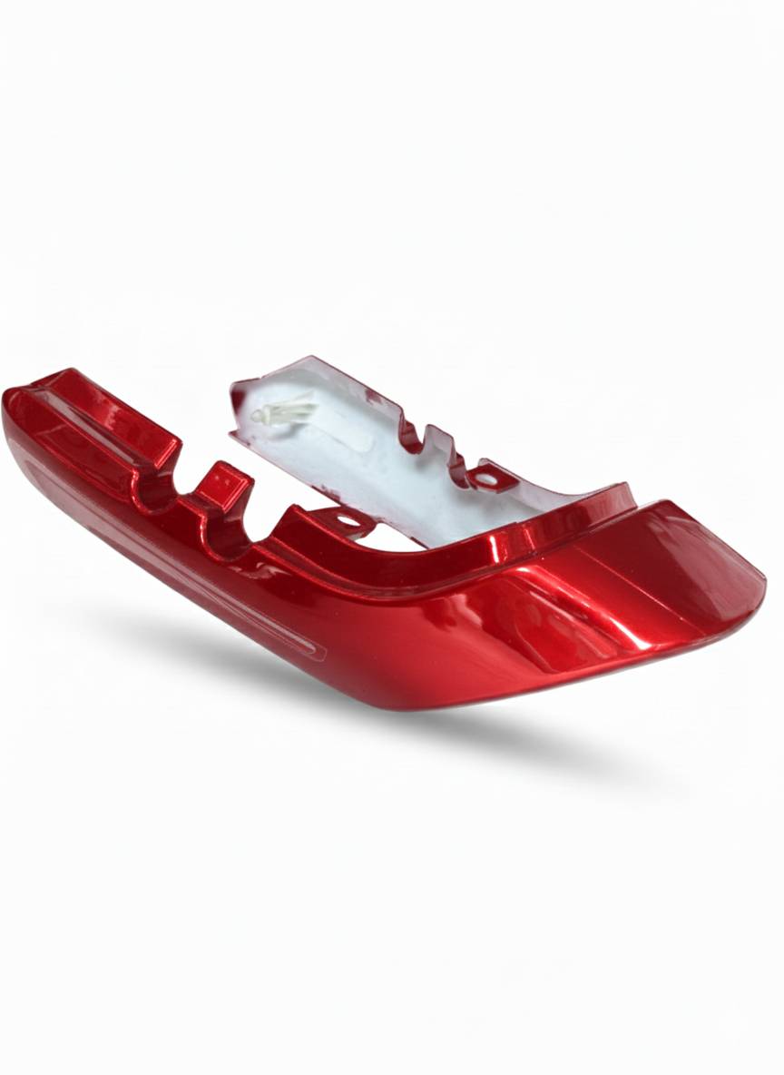 Splendor Plus Rear Cowl Red With Golden Sticker Genuine Rear Cowl small VSP  replacement bike spare part