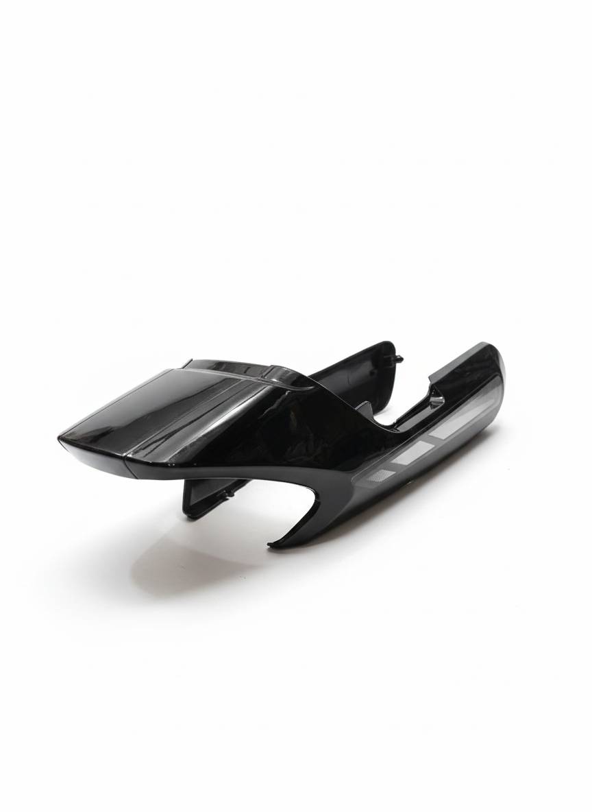 Tail Panel for HF Deluxe new model black with Grey sticker in pure fiber meterial VSP  replacement bike spare part